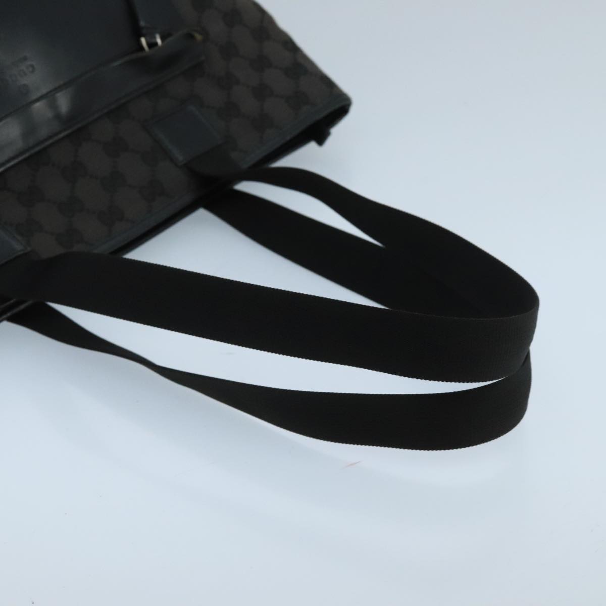 Gucci Black Canvas Tote Bag