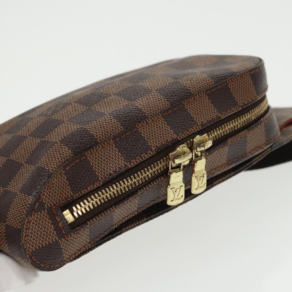 Louis Vuitton Geronimos Brown Canvas Shoulder Bag
