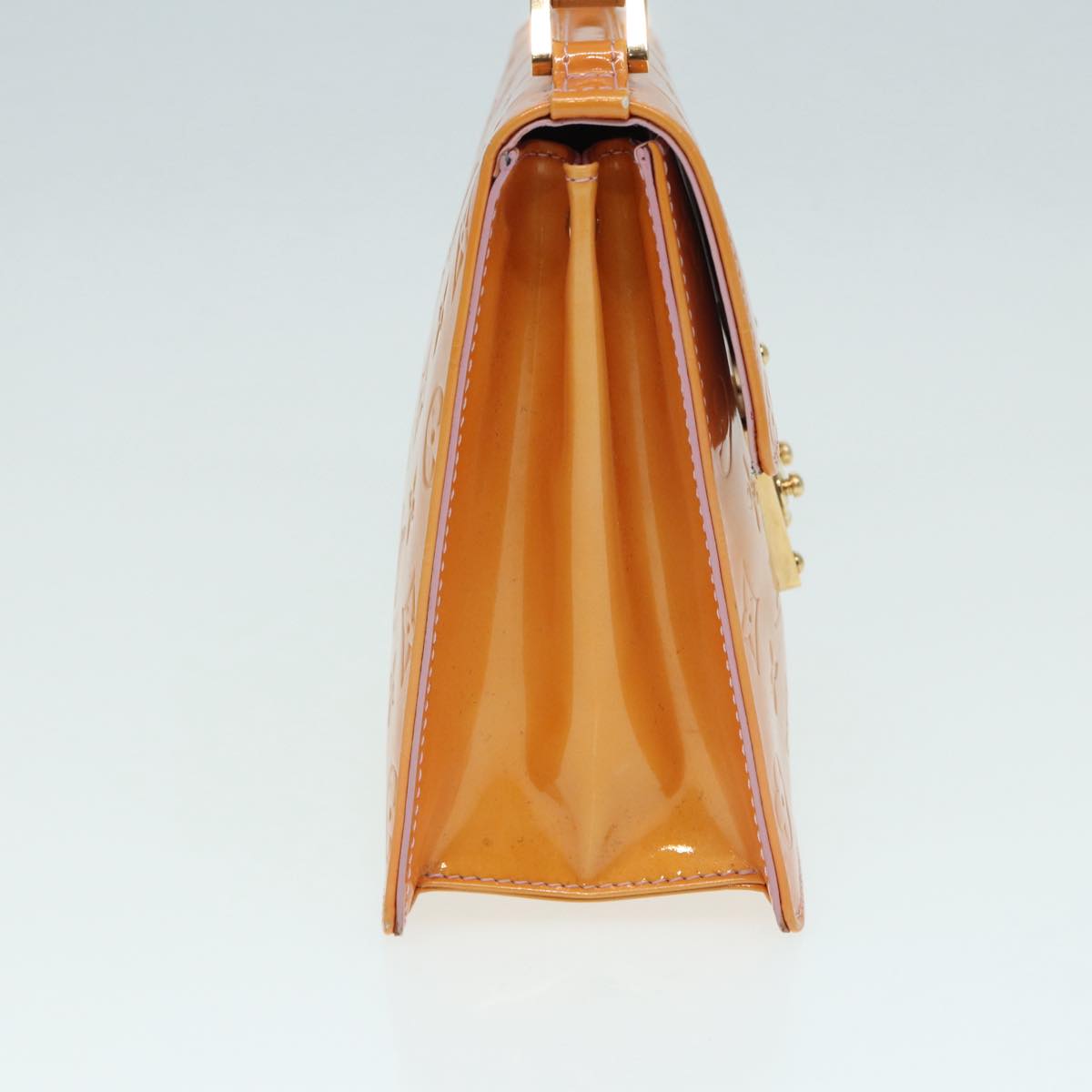 Louis Vuitton Spring Street Camel Patent Leather Handbag
