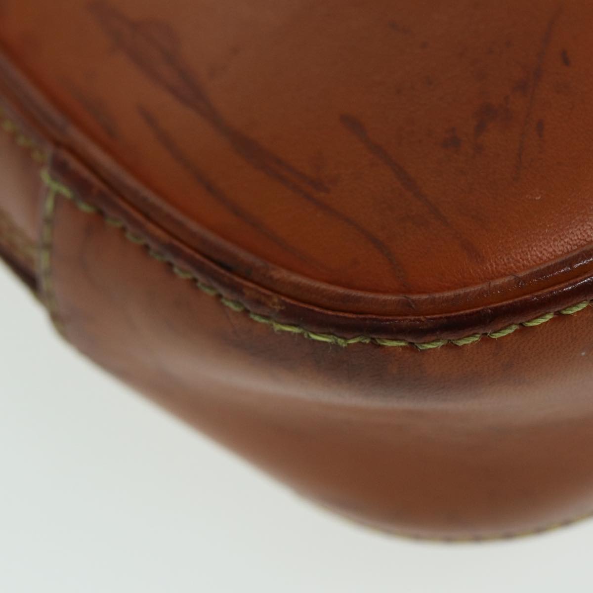 Louis Vuitton Gange Brown Leather Clutch Bag