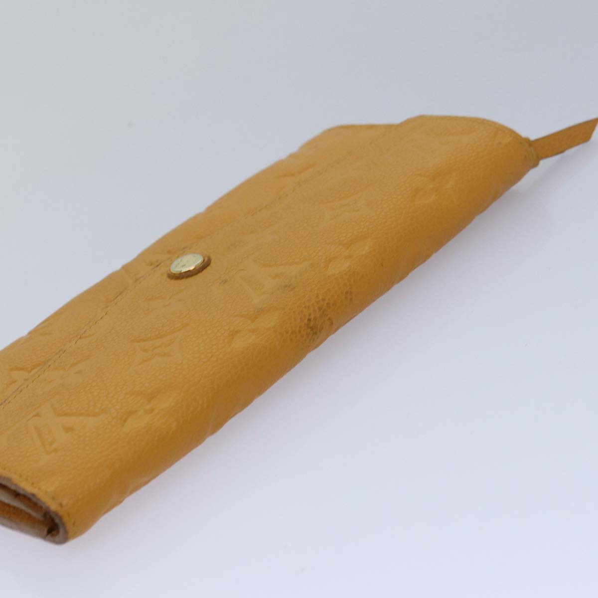 Louis Vuitton Portefeuille Yellow Leather Wallet