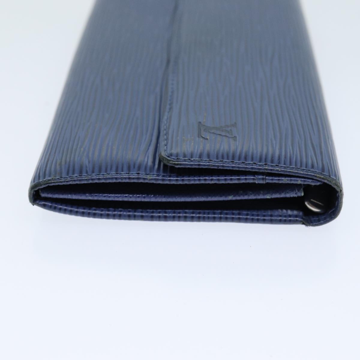 Louis Vuitton Sarah Blue Leather Wallet