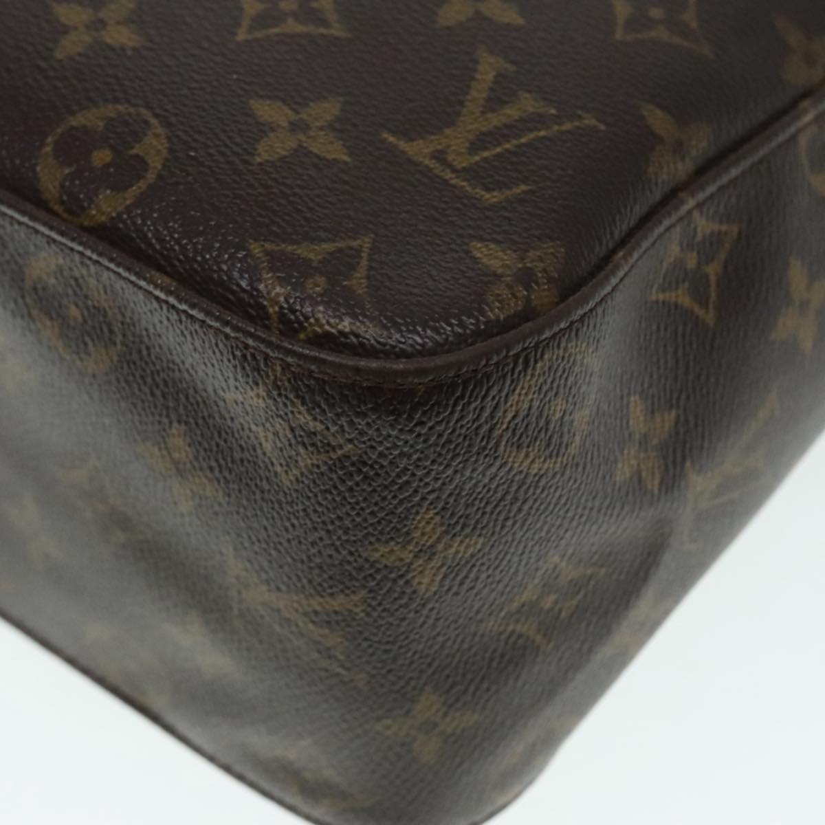 Louis Vuitton Looping Gm Brown Canvas Shoulder Bag