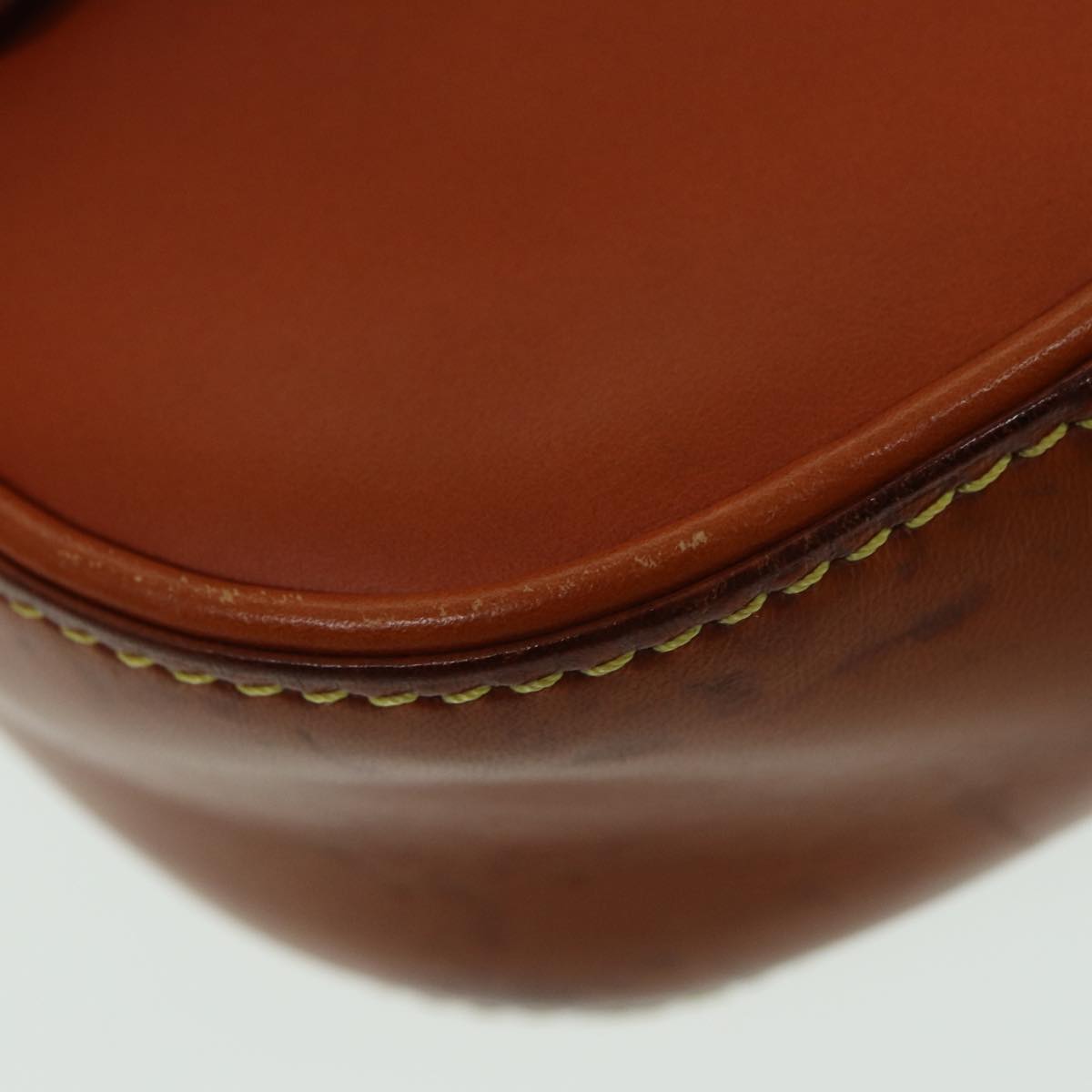 Louis Vuitton Gange Brown Leather Clutch Bag