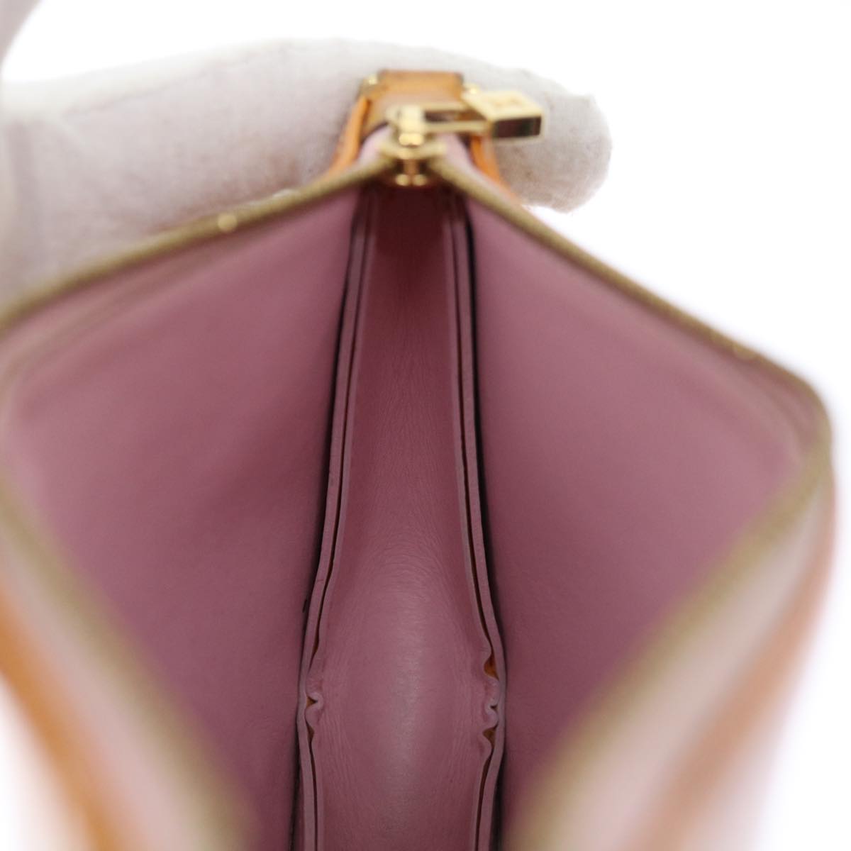 Louis Vuitton Pochette Brown Patent Leather Handbag