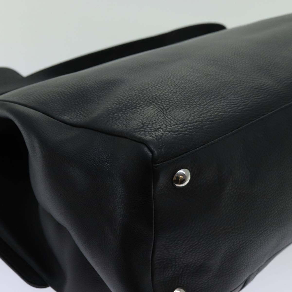 Gucci Jackie Black Leather Travel Bag