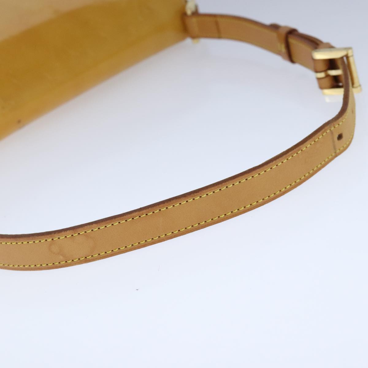 Louis Vuitton Thompson Street Beige Patent Leather Shoulder Bag