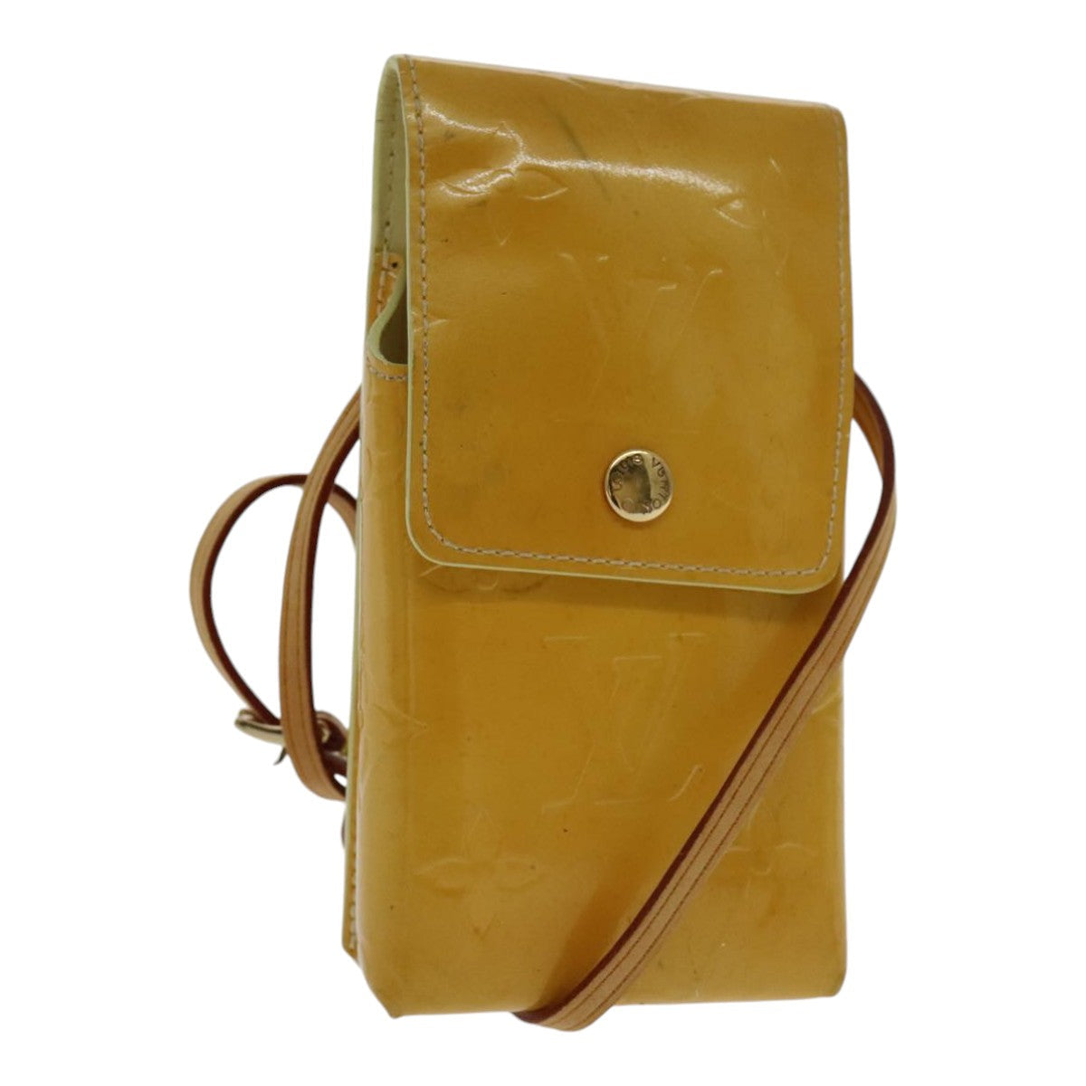 Louis Vuitton Walker Yellow Patent Leather Wallet