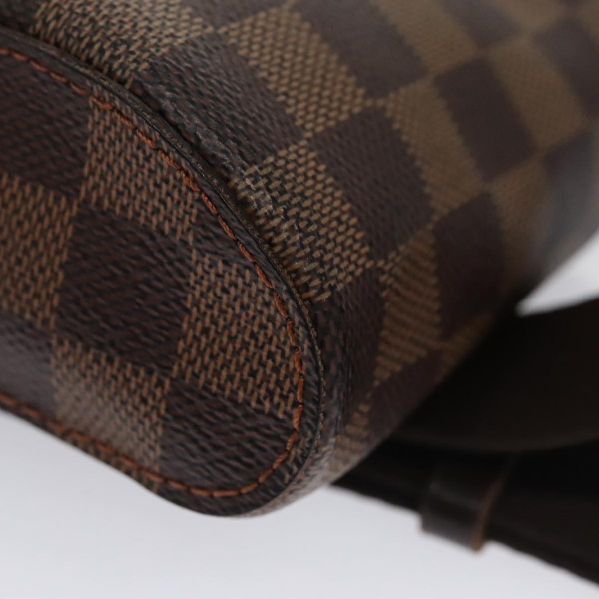 Louis Vuitton Geronimos Brown Canvas Shoulder Bag