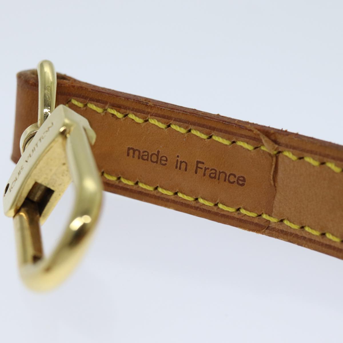 Louis Vuitton Bandoulière De Sac Beige Leather Bag Jewelry