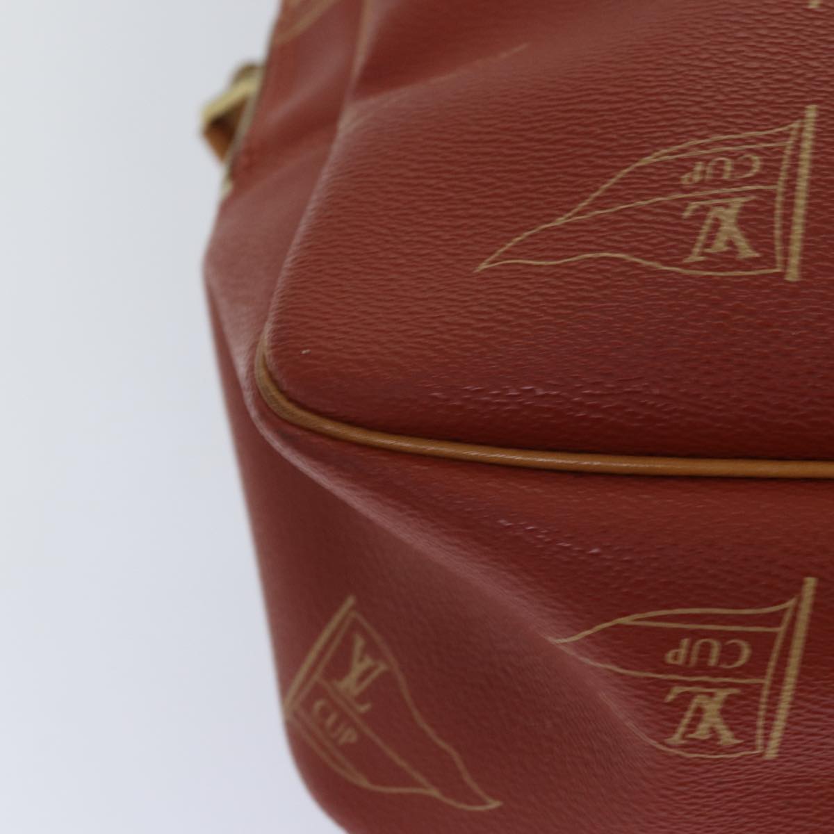 Louis Vuitton America's Cup Red Canvas Shoulder Bag