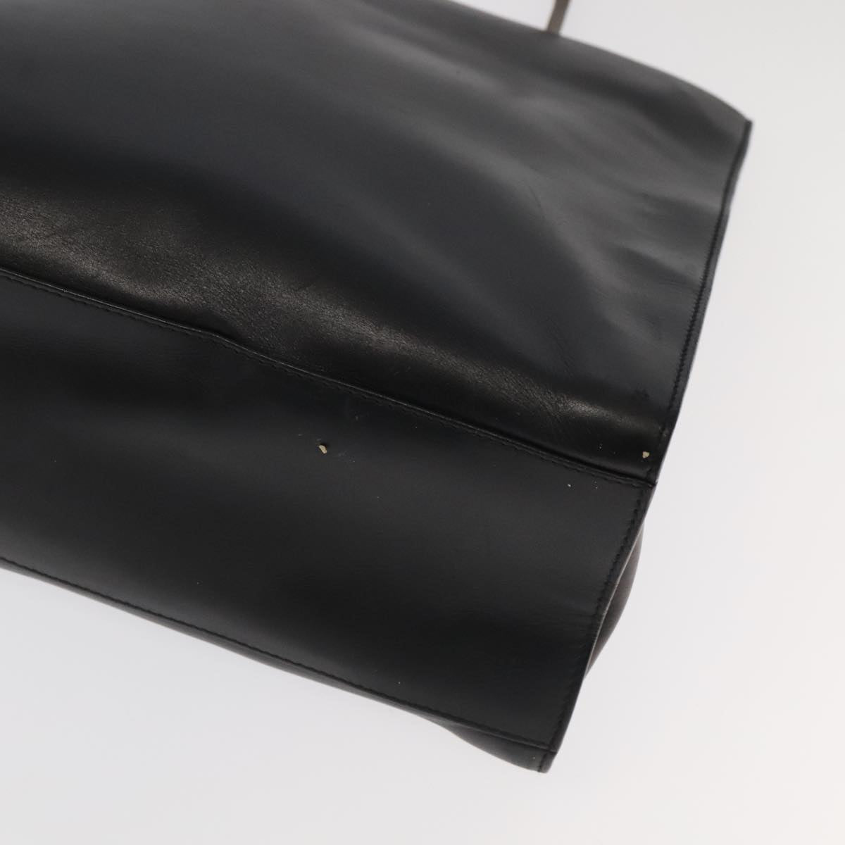 Gucci Black Leather Tote Bag
