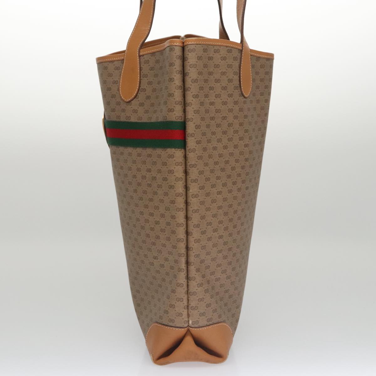 Gucci Sherry Beige Canvas Tote Bag