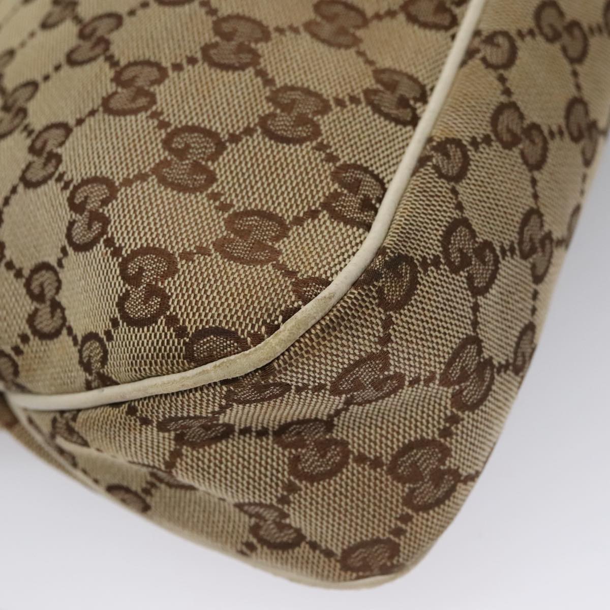 Gucci Charmy Beige Canvas Tote Bag
