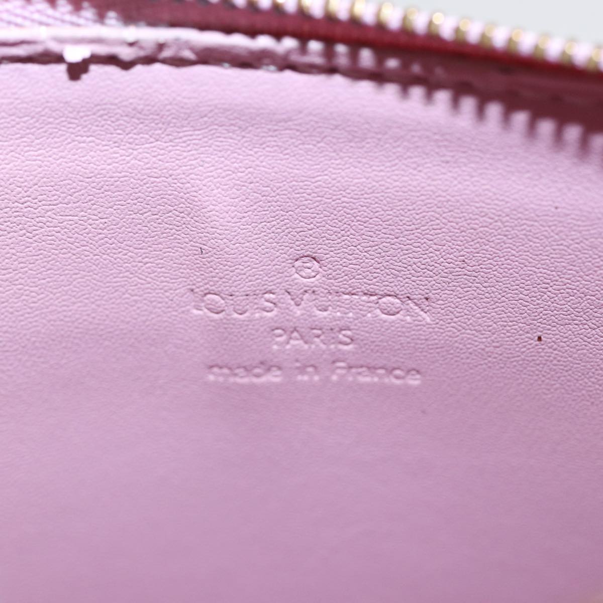 Louis Vuitton Mott Beige Patent Leather Shoulder Bag