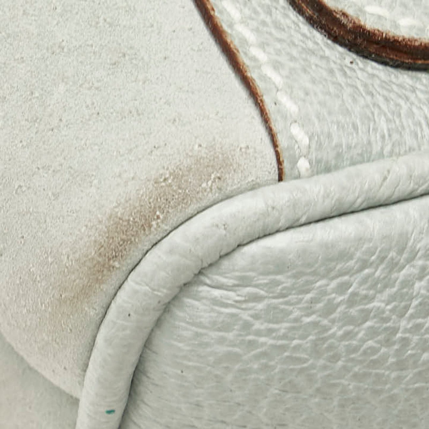 Gucci Light Blue Leather Suede Backpack