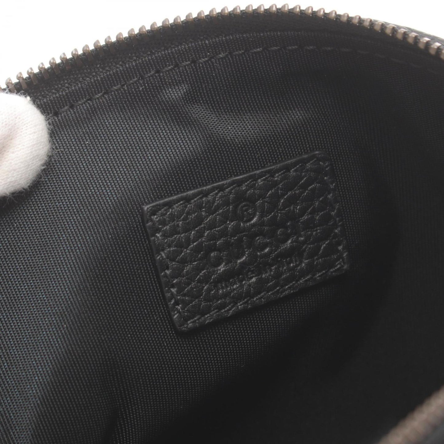 Gucci Black Leather Pouch