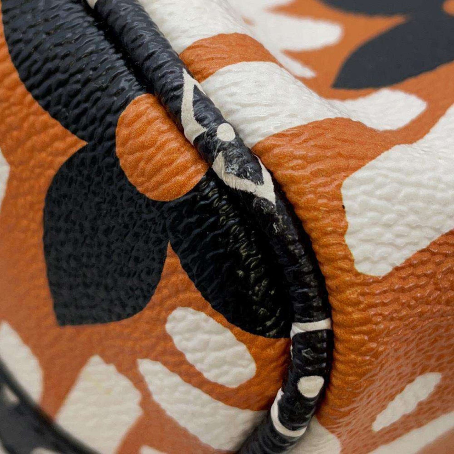 Louis Vuitton Black Brown White Handbag Shoulder Bag