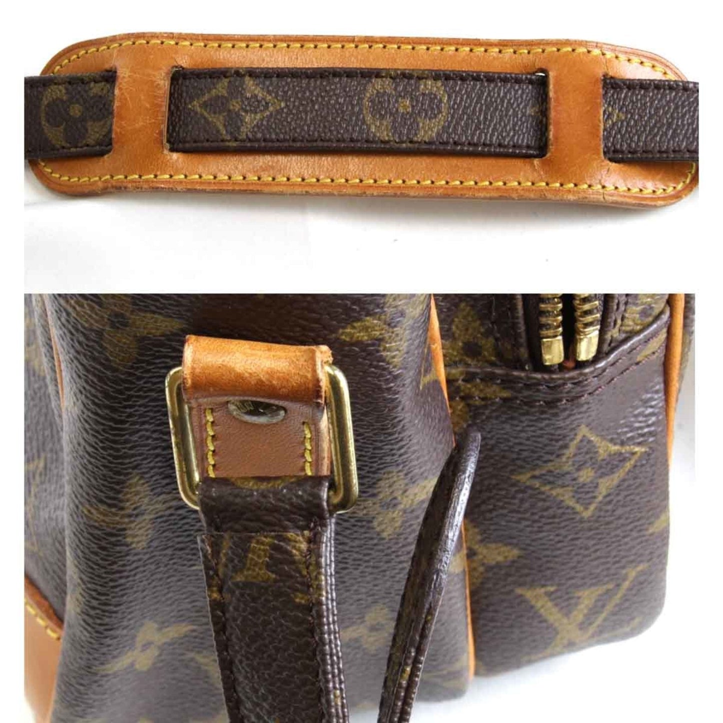 Louis Vuitton Brown Monogram Canvas Shoulder Bag