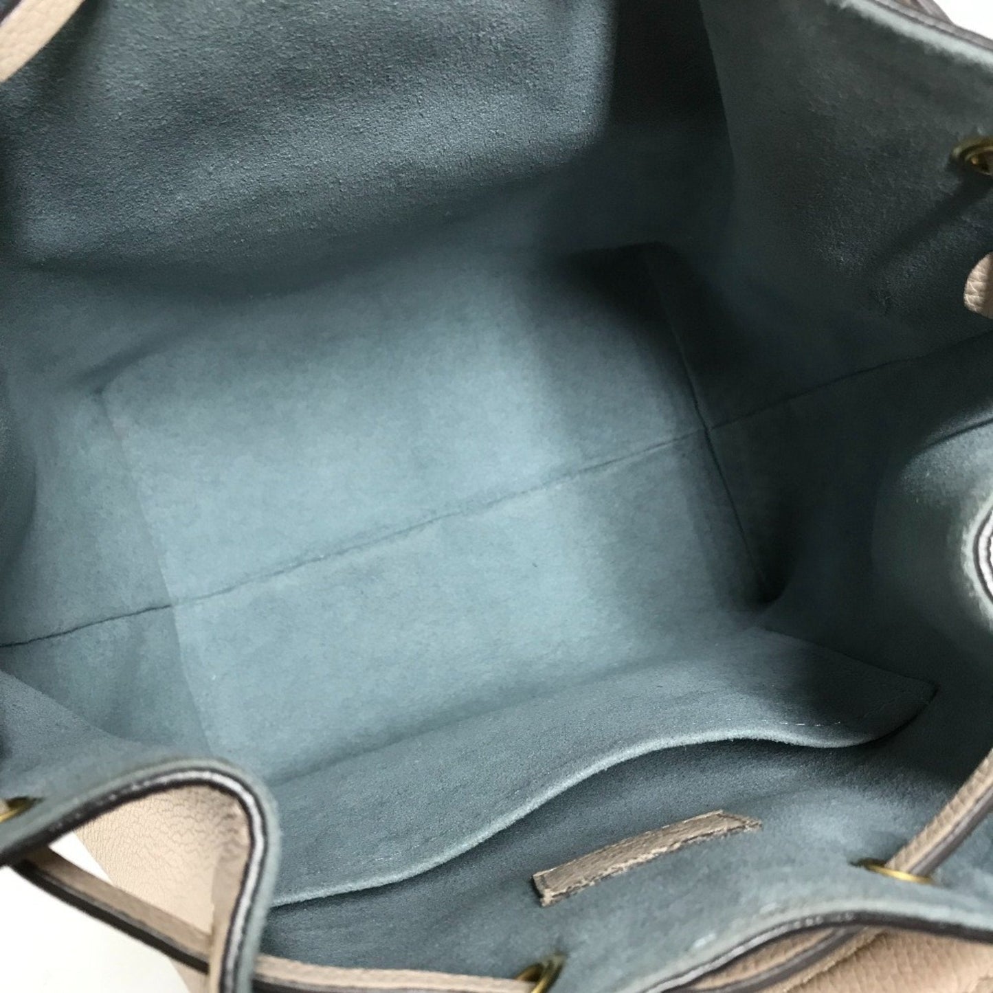 Louis Vuitton Beige Leather Shoulder Bag