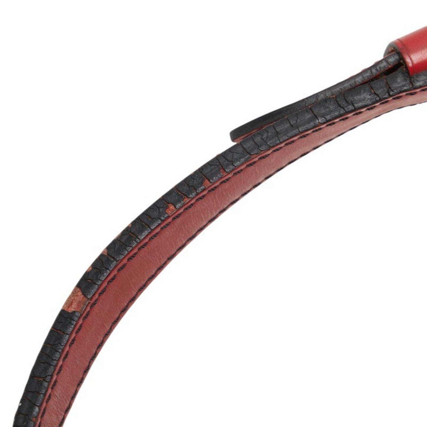 Louis Vuitton Green Red Color Leather Shoulder Bag