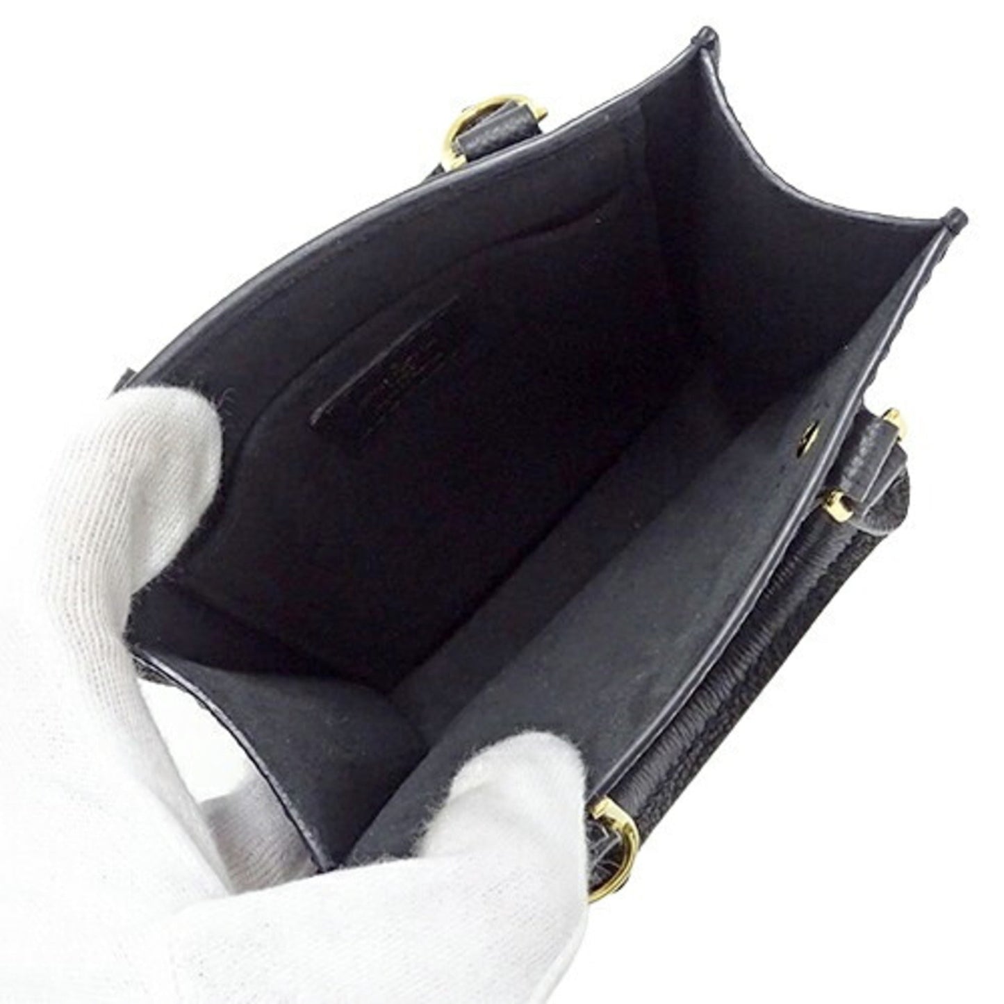 Louis Vuitton Black Noir Monogram Empreinte Handbag Shoulder Bag