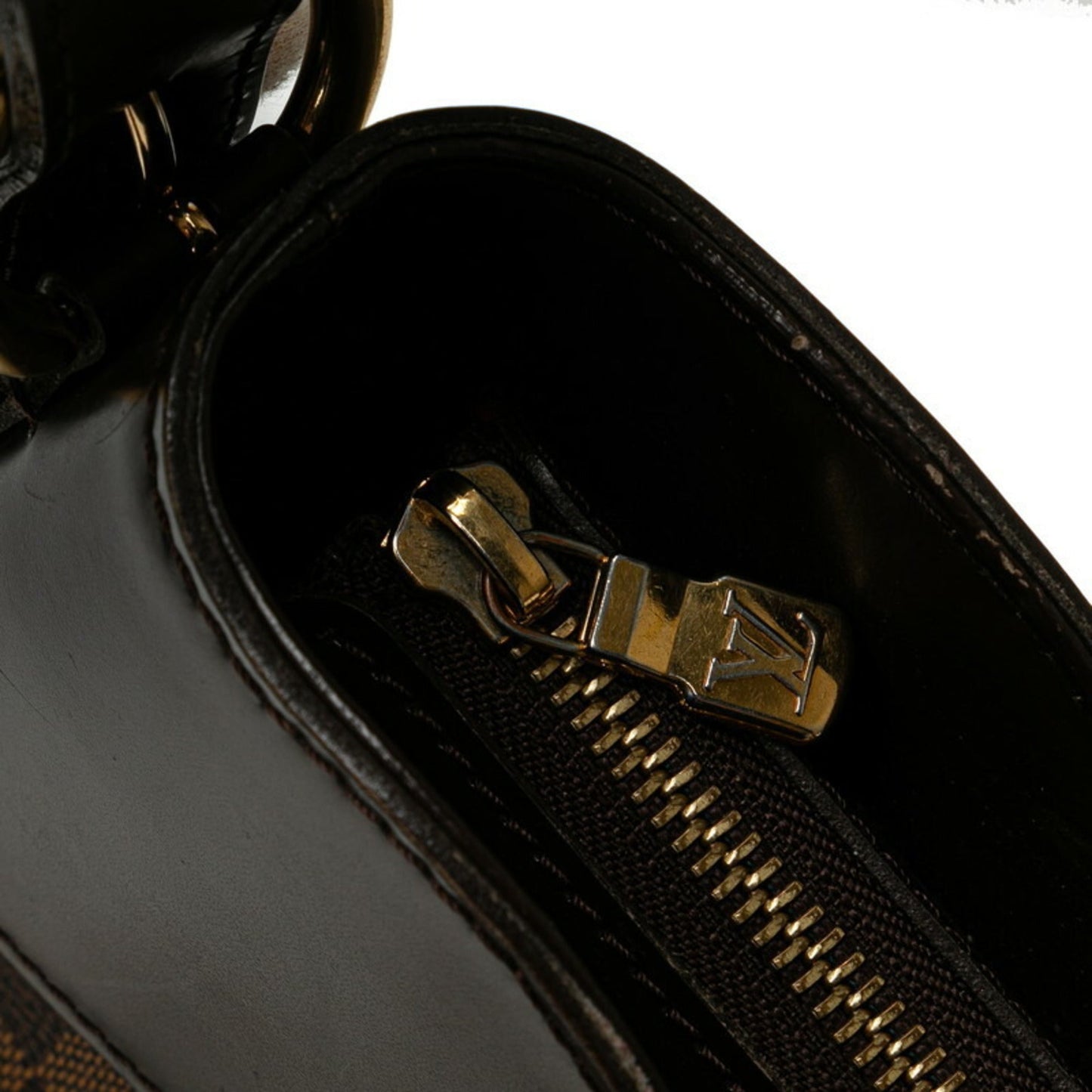 Louis Vuitton Brown Pvc Leather Shoulder Bag