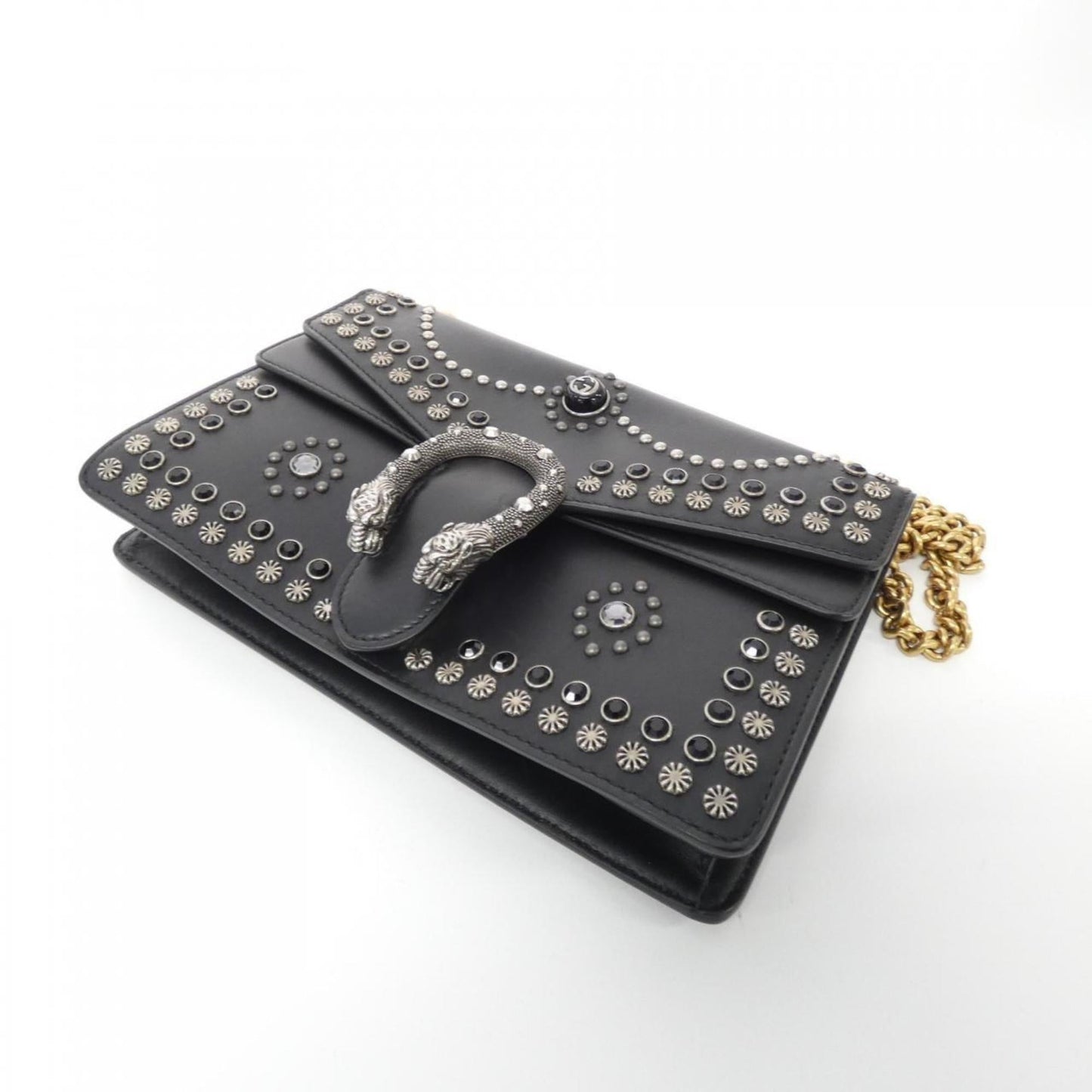 Gucci Black Leather Shoulder Bag