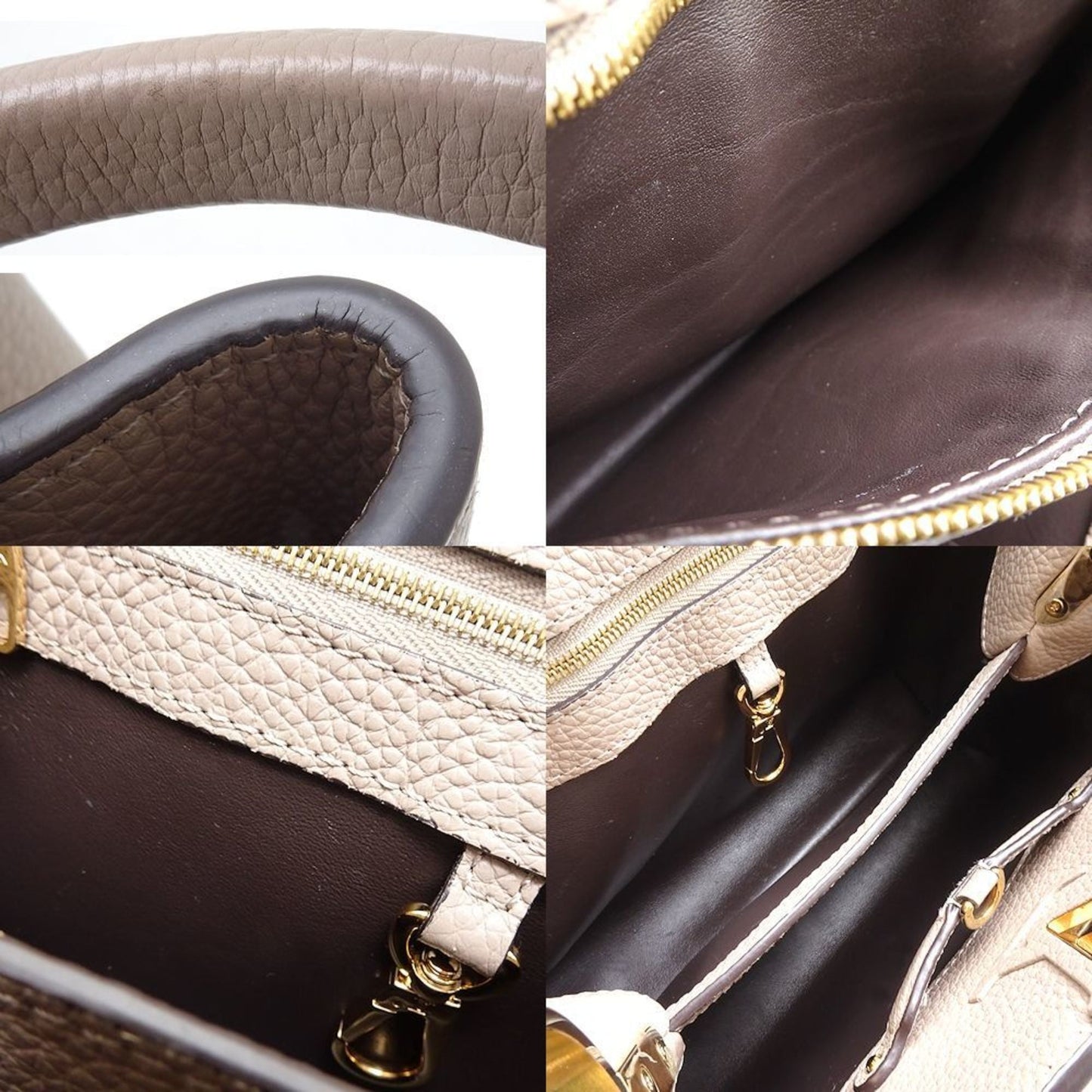 Louis Vuitton Galle Leather Handbag Shoulder Bag