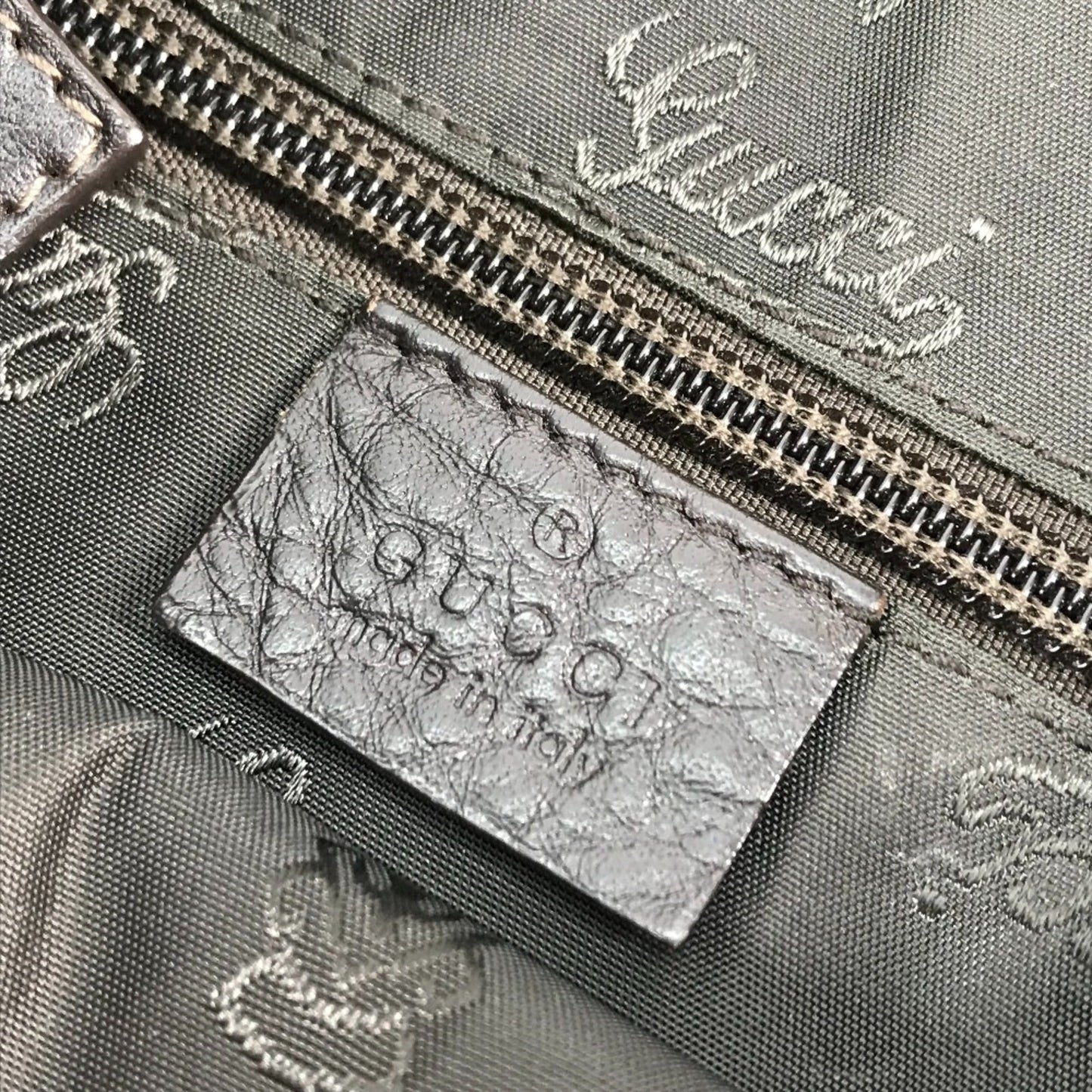 Gucci Brown Leather Shoulder Bag