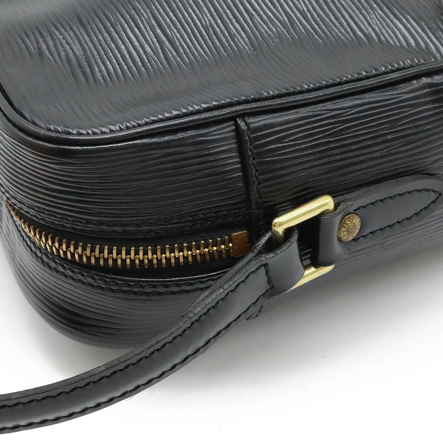 Louis Vuitton Noir Epi Leather Shoulder Bag