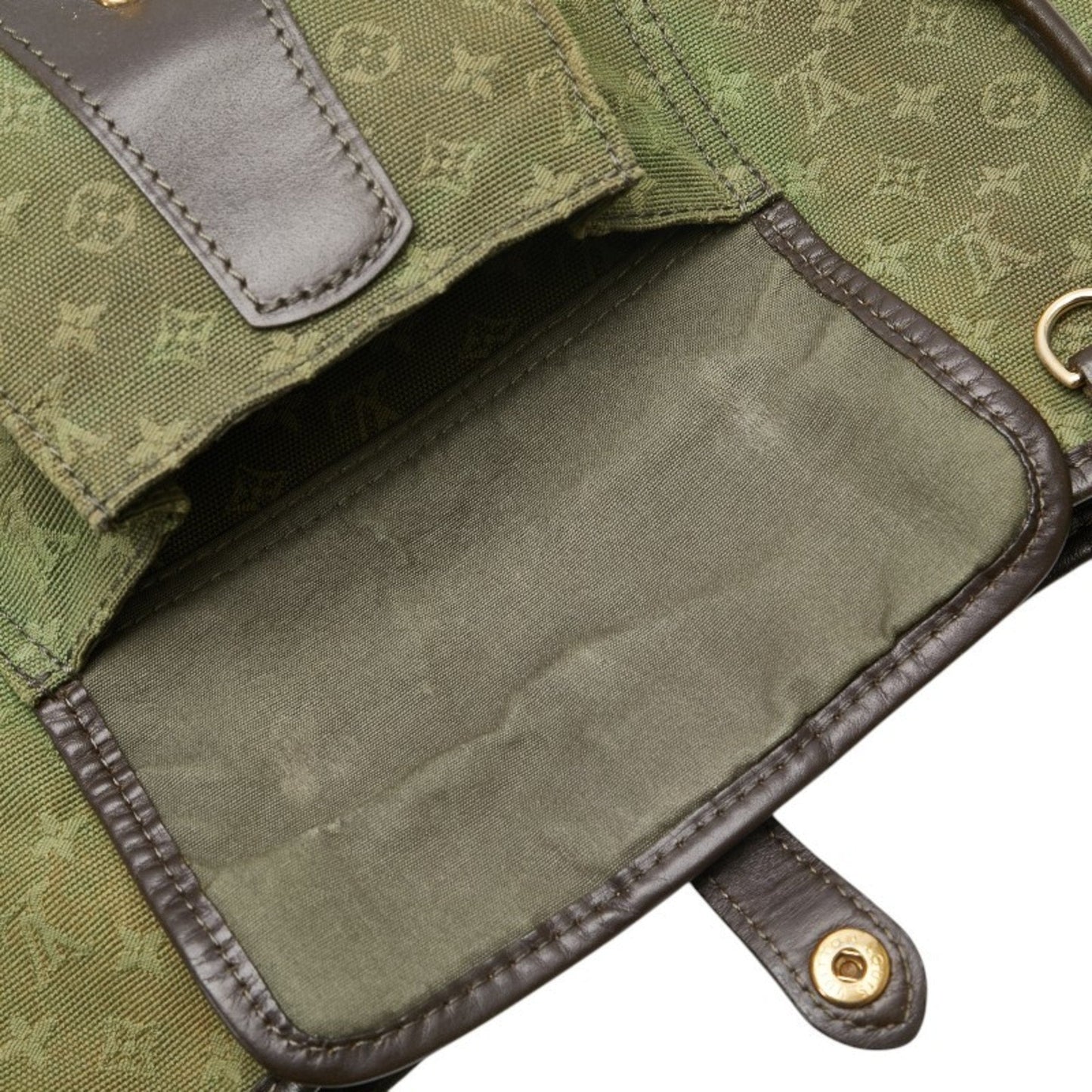 Louis Vuitton Tst Khaki Canvas Leather Shoulder Bag