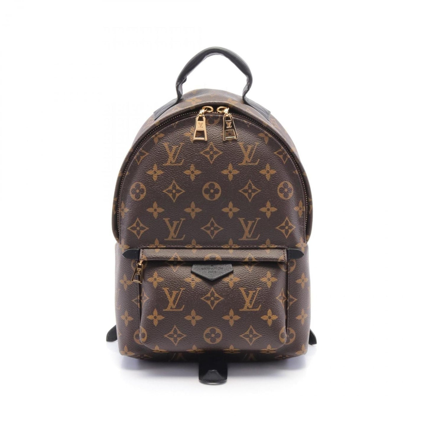 Louis Vuitton Black Brown Monogram Leather Backpack