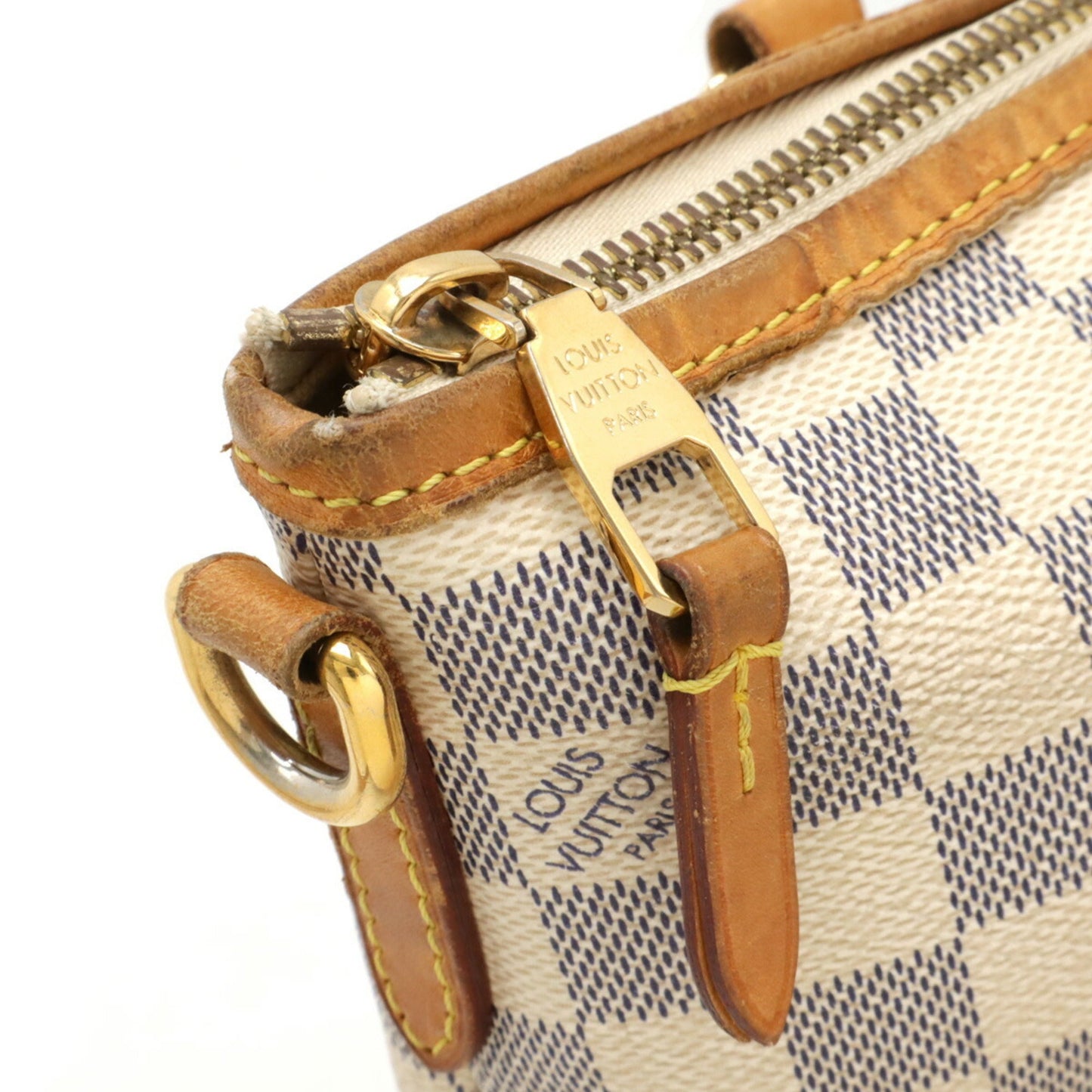 Louis Vuitton Ivory Damier Azur Shoulder Bag Tote Bag