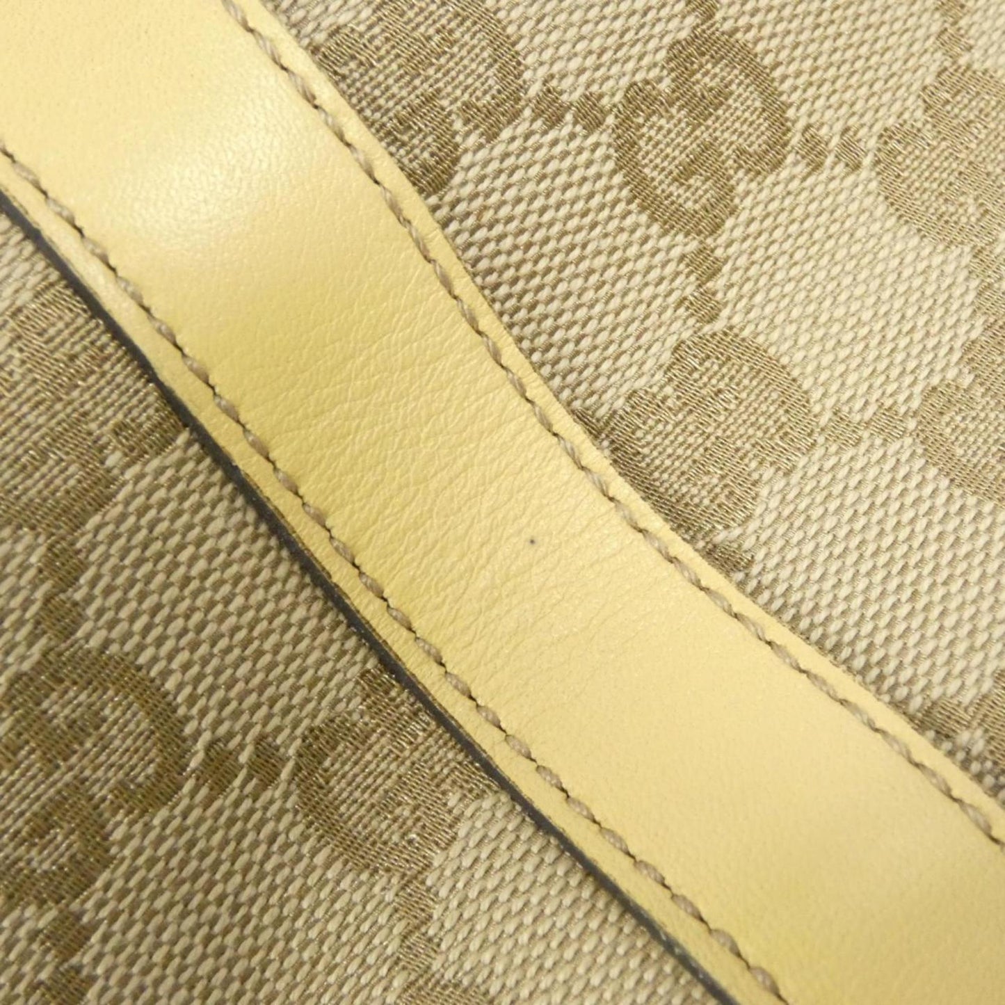 Gucci Gg Canvas Beige Yellow Gg Canvas Handbag