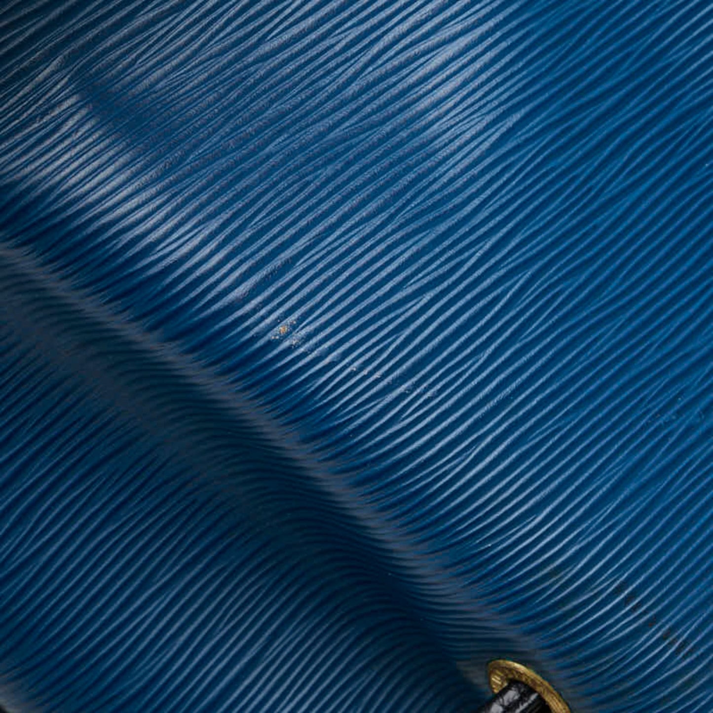 Louis Vuitton Epi Noir Toledo Blue Epi Leather Shoulder Bag