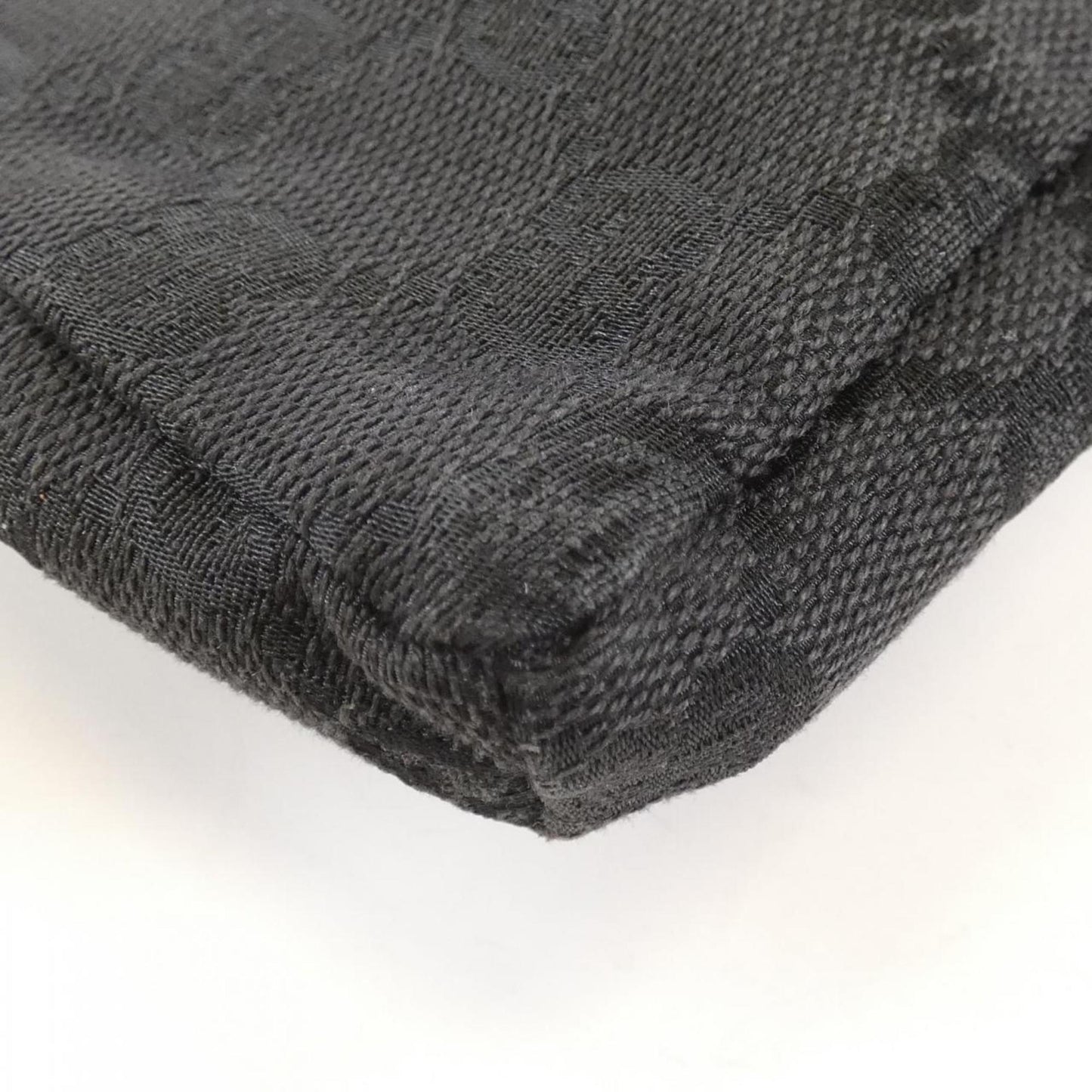 Gucci Black Gg Canvas Fanny Pack