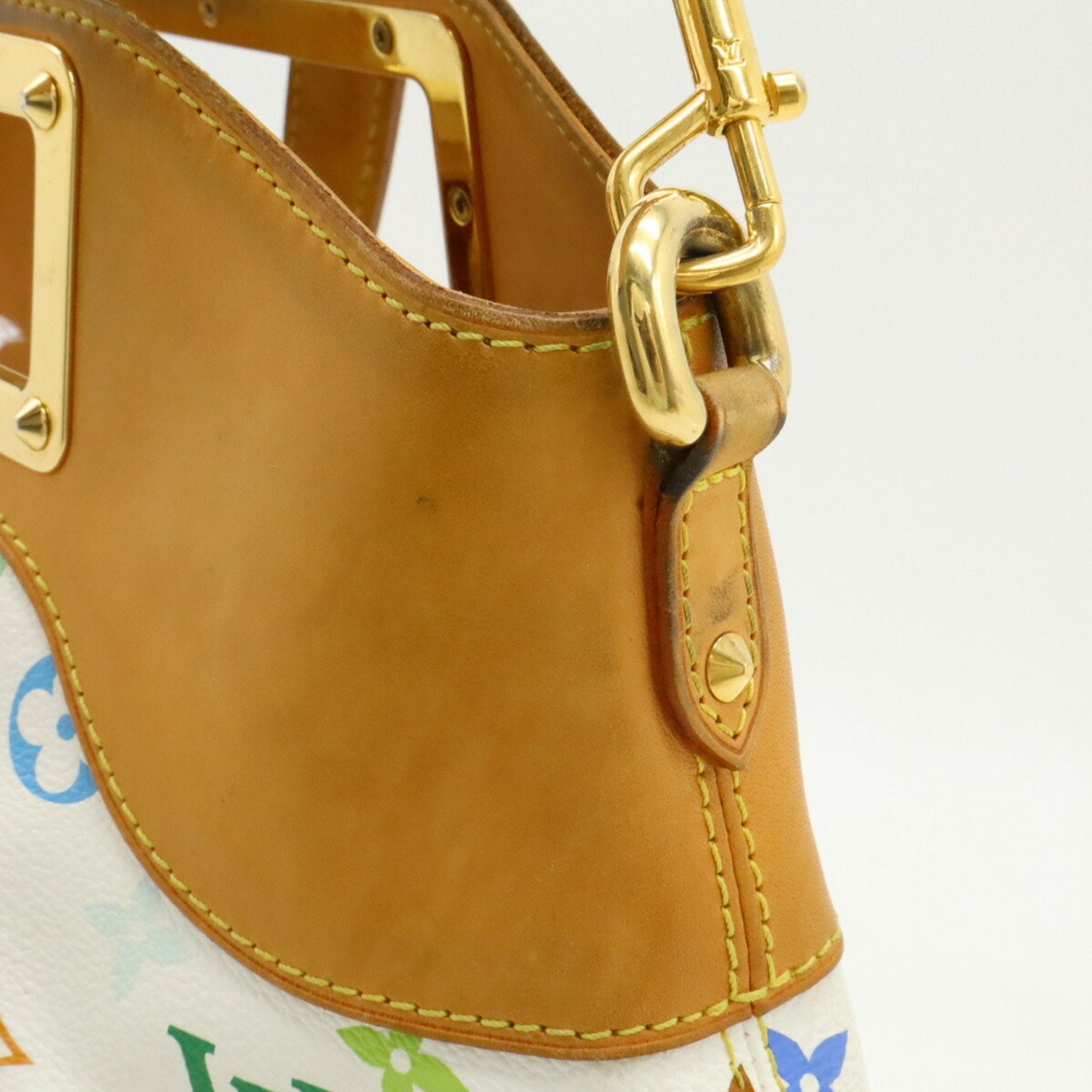 Louis Vuitton Monogram Multicolore Blanc Pvc Handbag Shoulder Bag