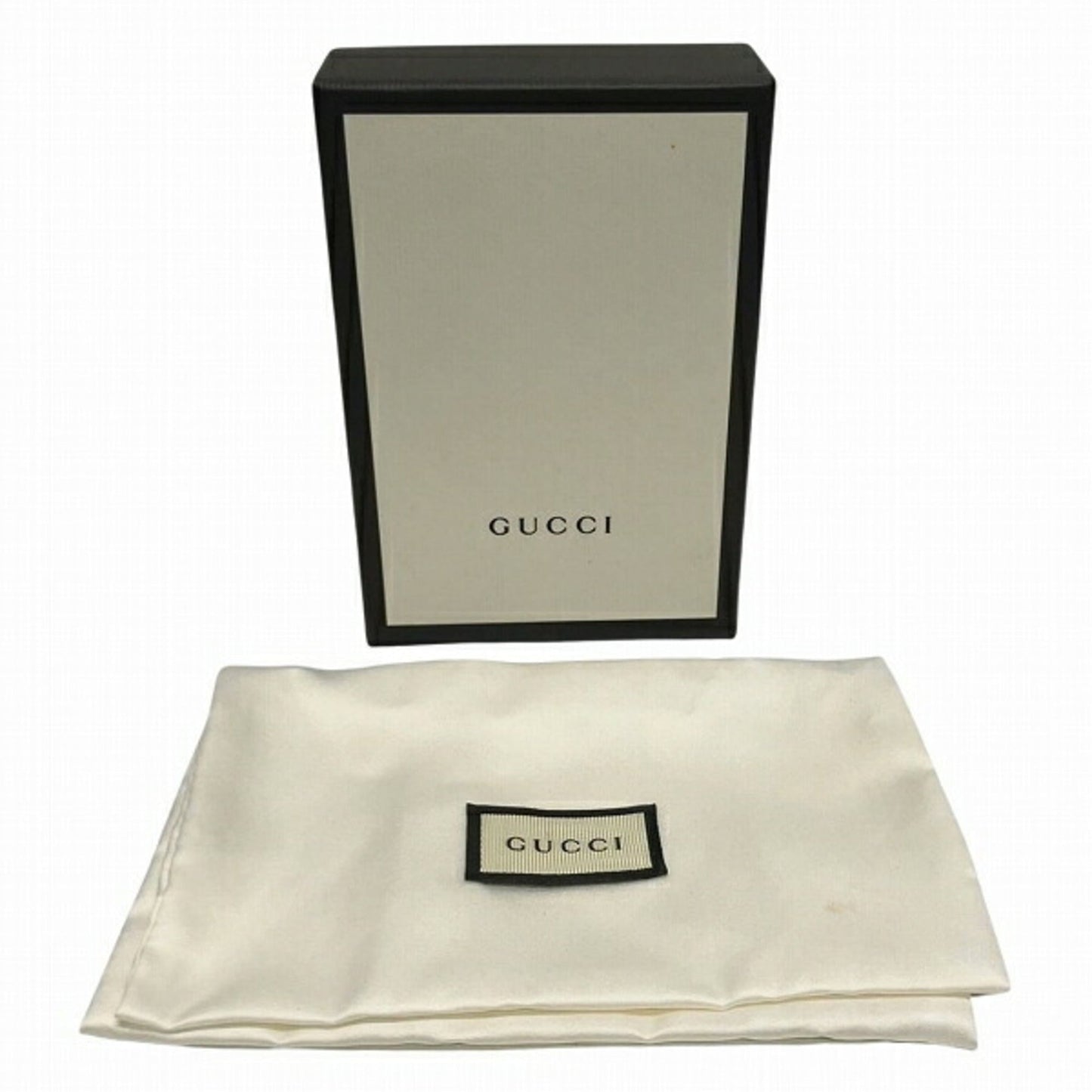 Gucci Beige Dark Brown Gg Supreme Leather Wallet (Bi-Fold)