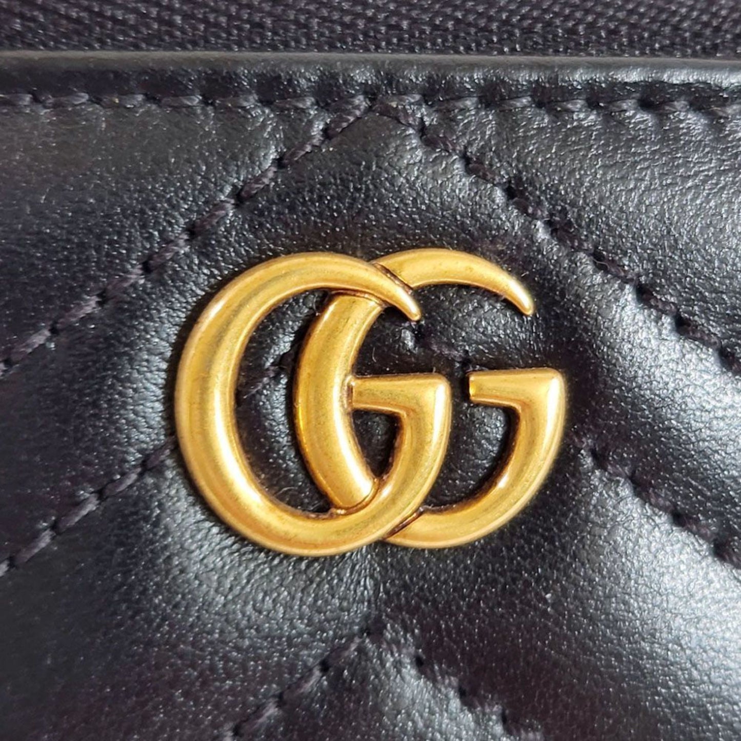 Gucci Black Leather Coin Purse/Coin Case