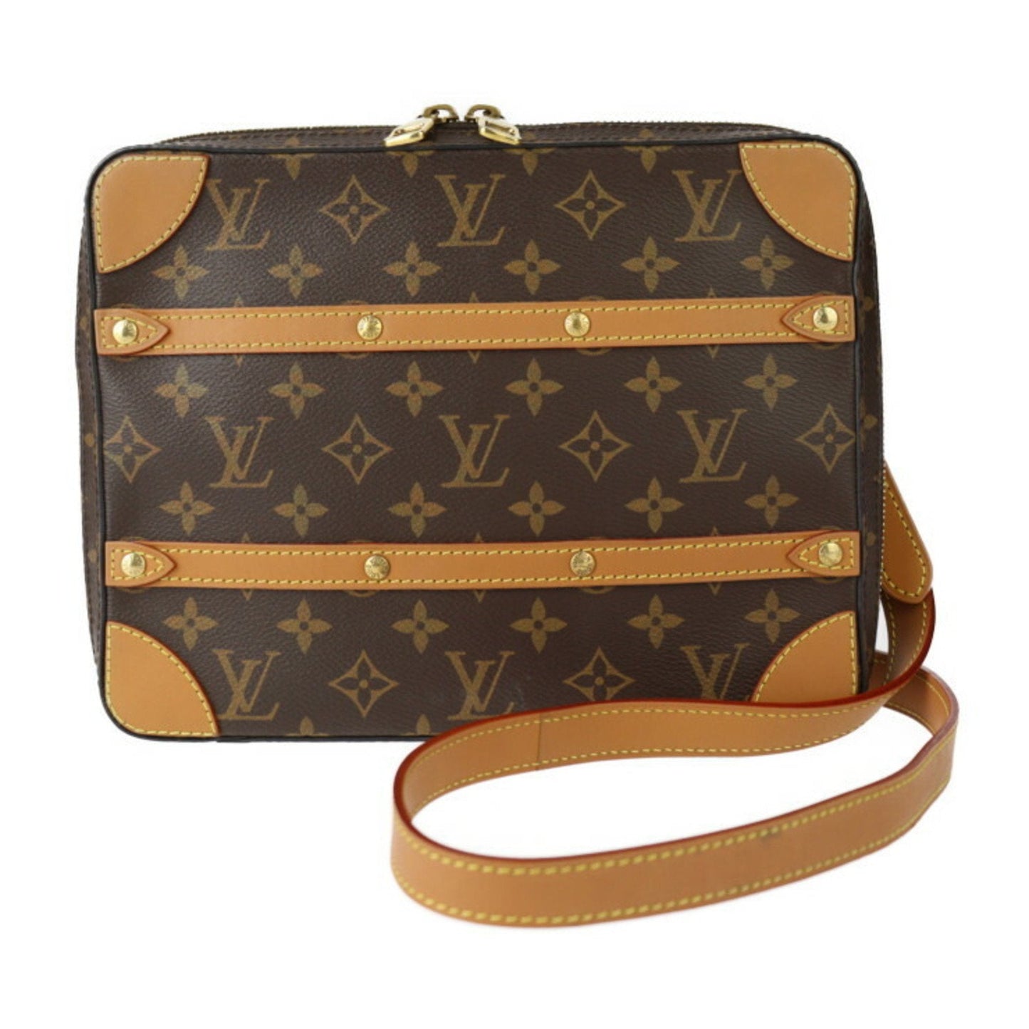 Louis Vuitton Monogram Brown Monogram Monogram Leather Shoulder Bag ()