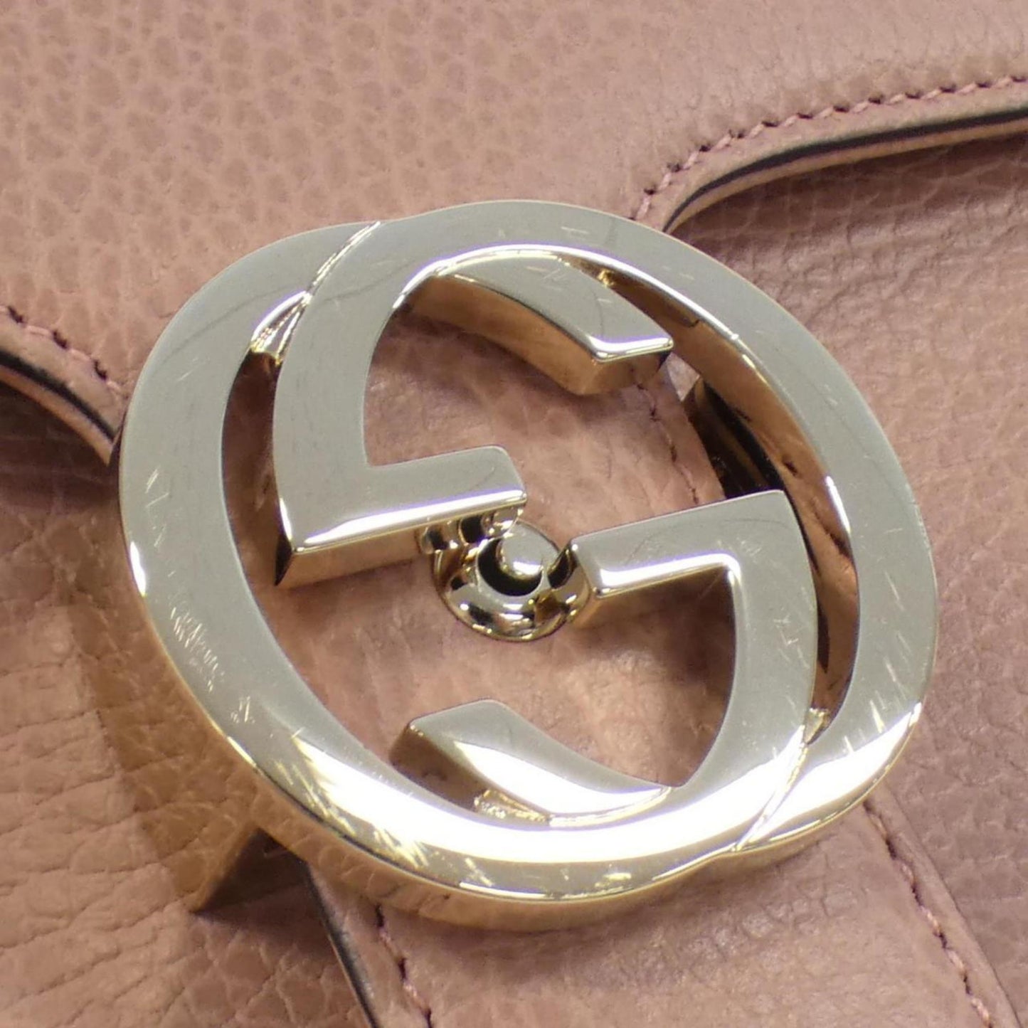 Gucci Pink Leather Handbag