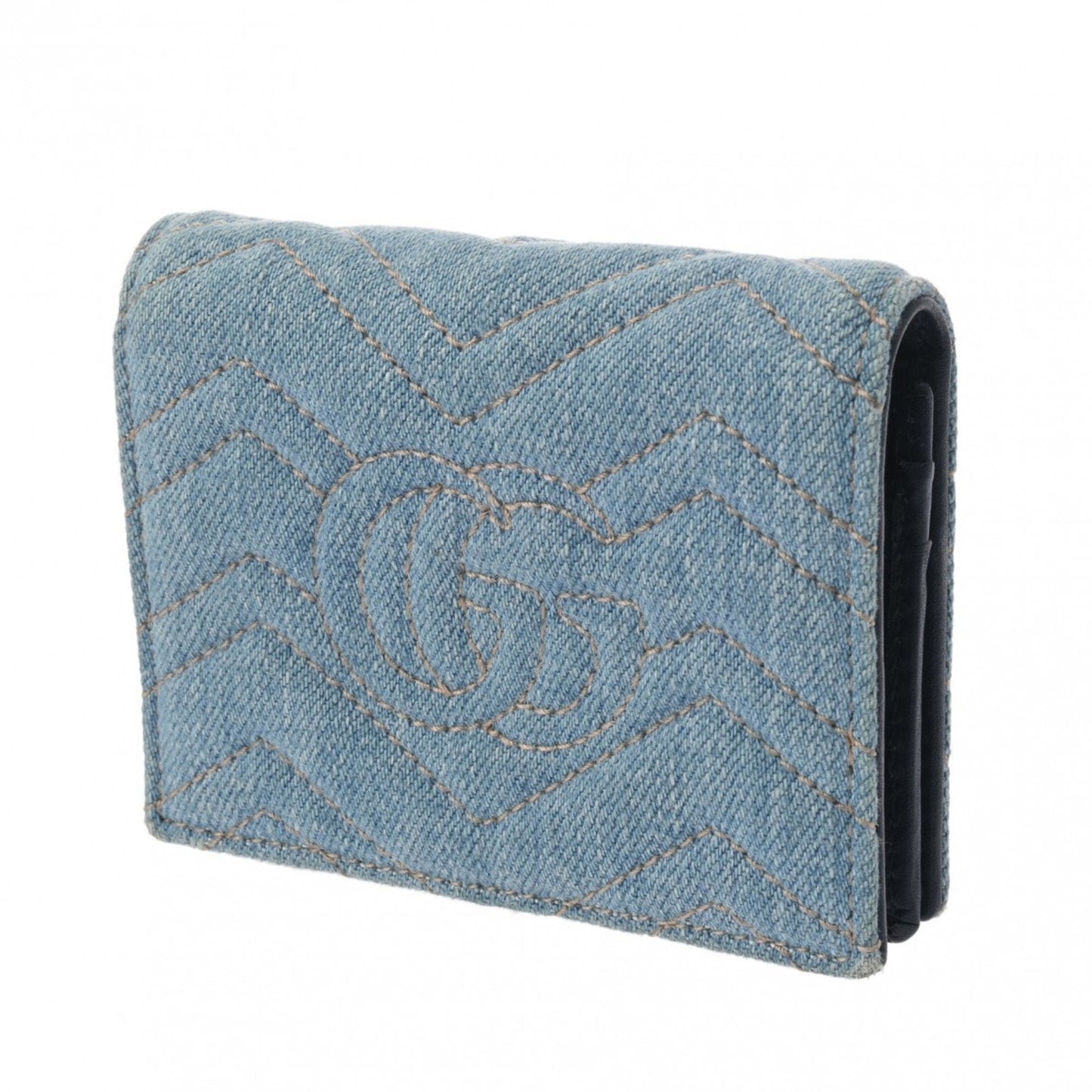 Gucci Blue Denim Wallet (Bi-Fold)