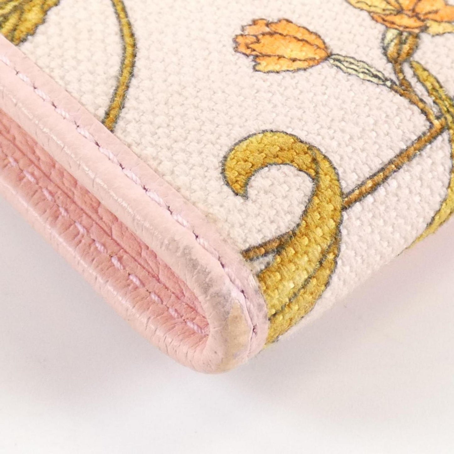 Gucci Pink Canvas Pouch