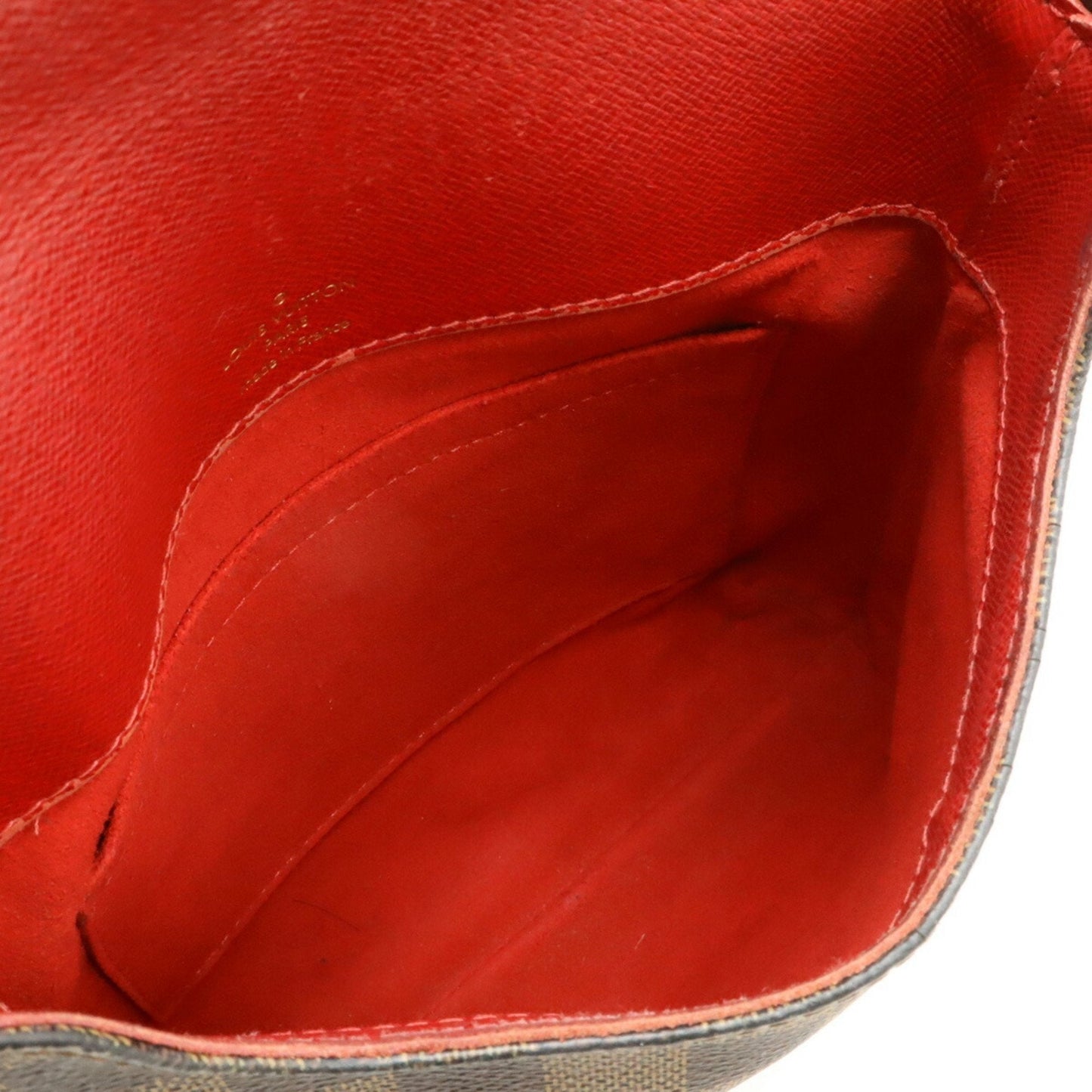 Louis Vuitton Brown Pvc Shoulder Bag