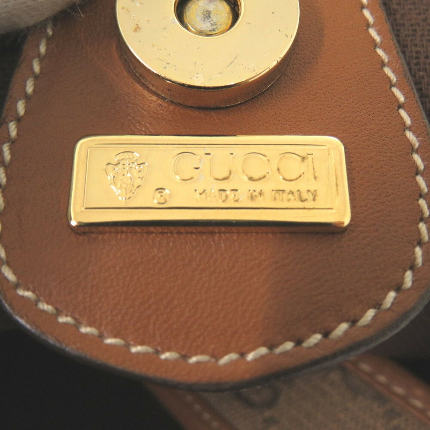 Gucci Beige Gg Canvas Tote Bag