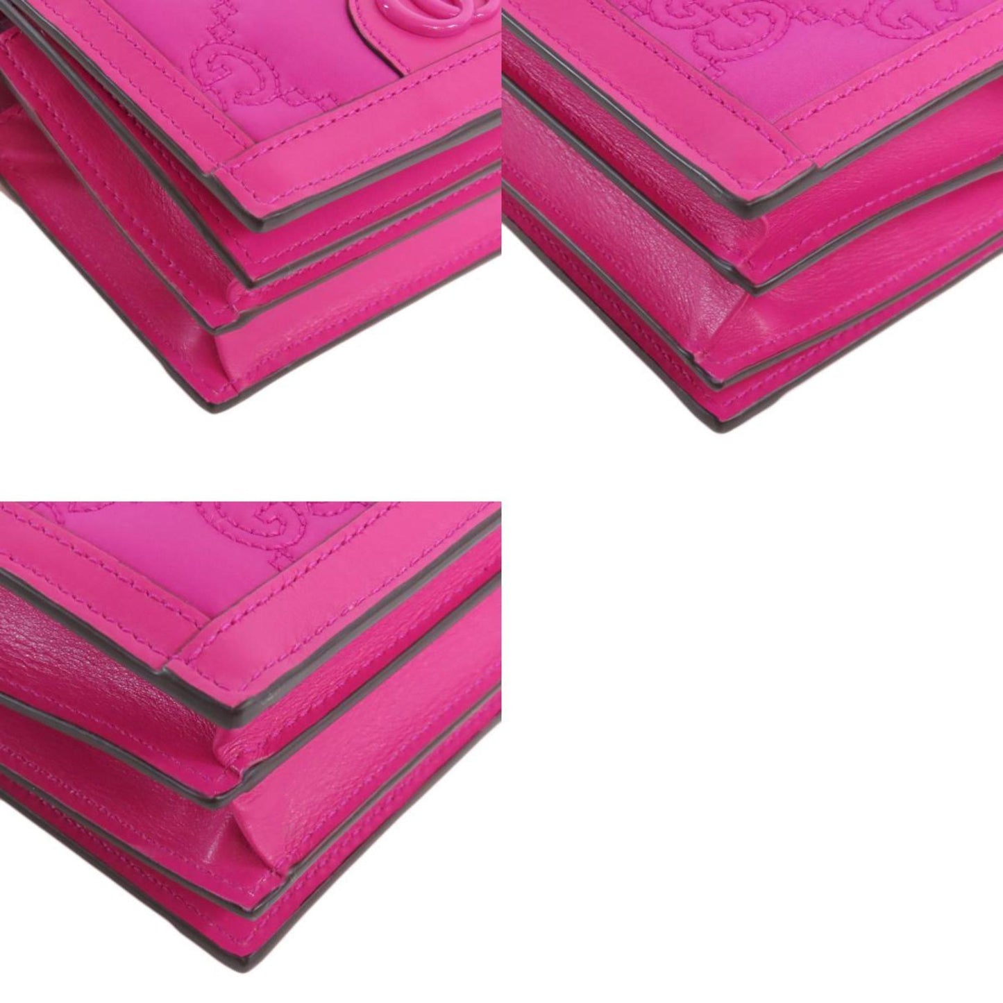 Gucci Pink Nylon Shoulder Bag