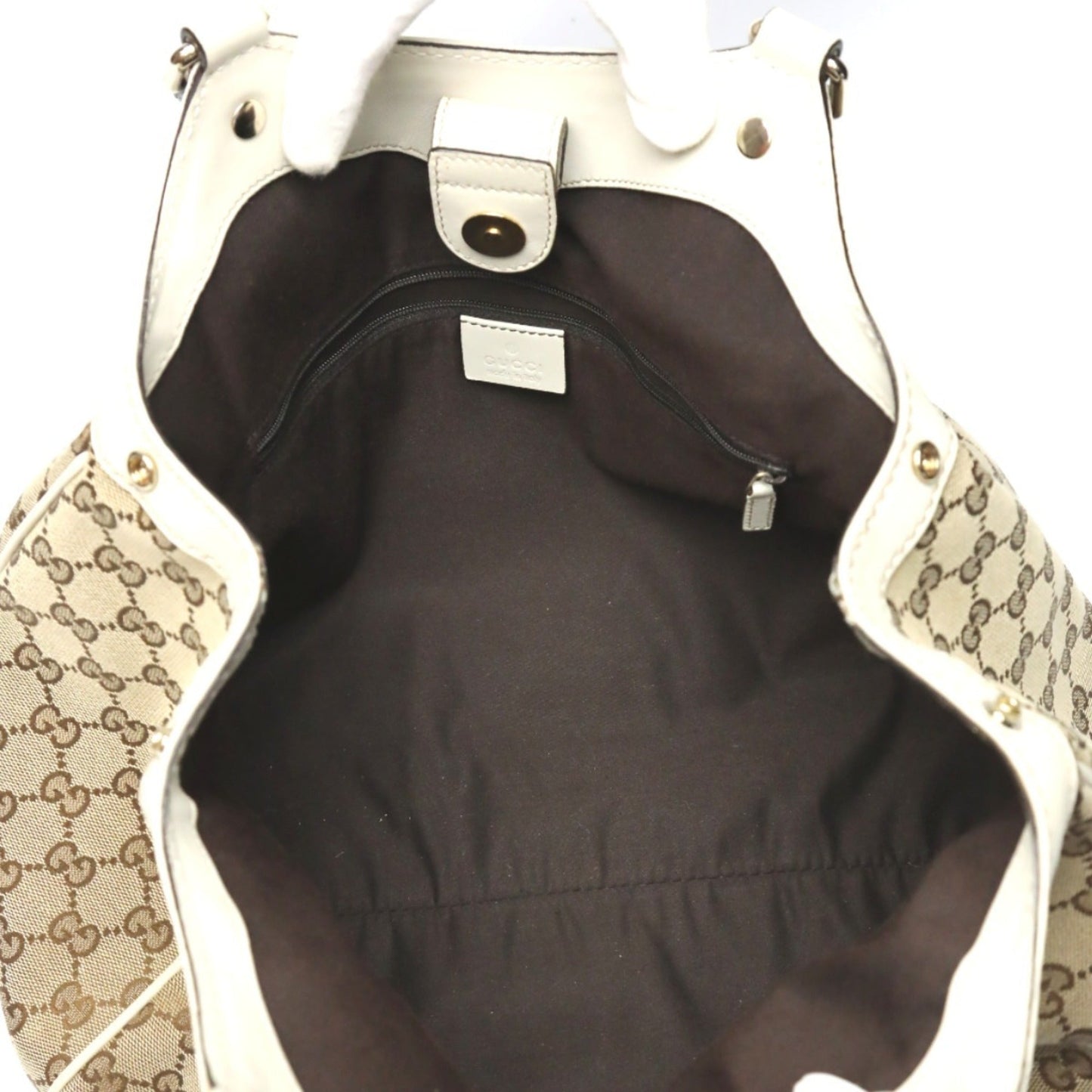 Gucci Brown Gg Canvas Handbag
