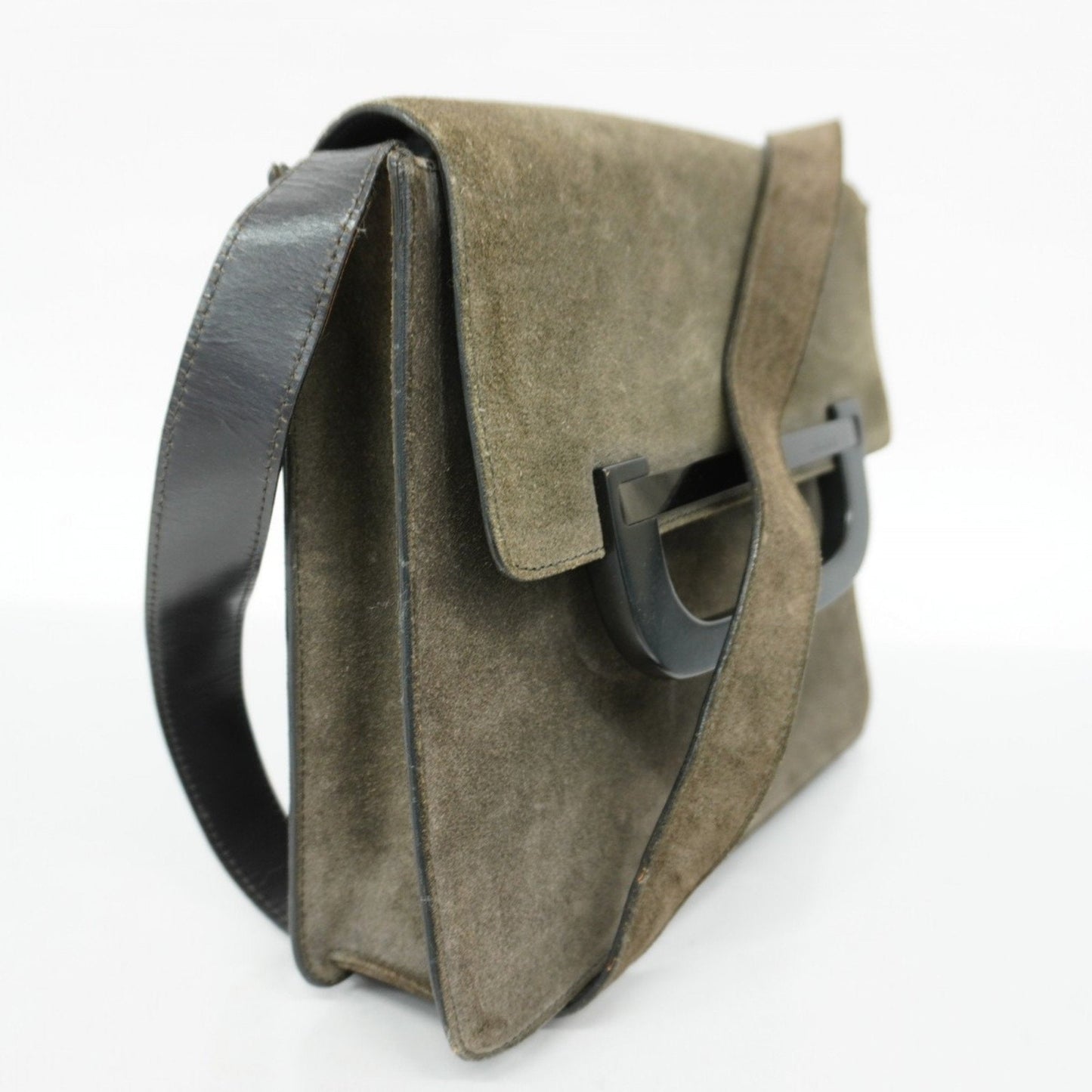 Gucci Black Suede Shoulder Bag