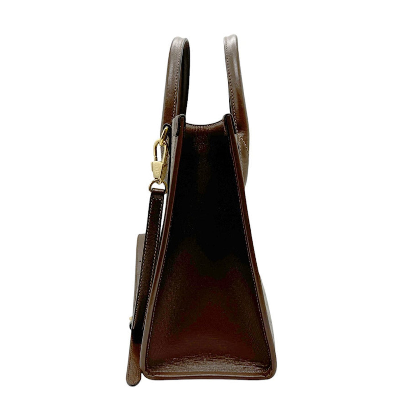 Gucci Beige Brown Pvc Handbag Shoulder Bag Tote Bag